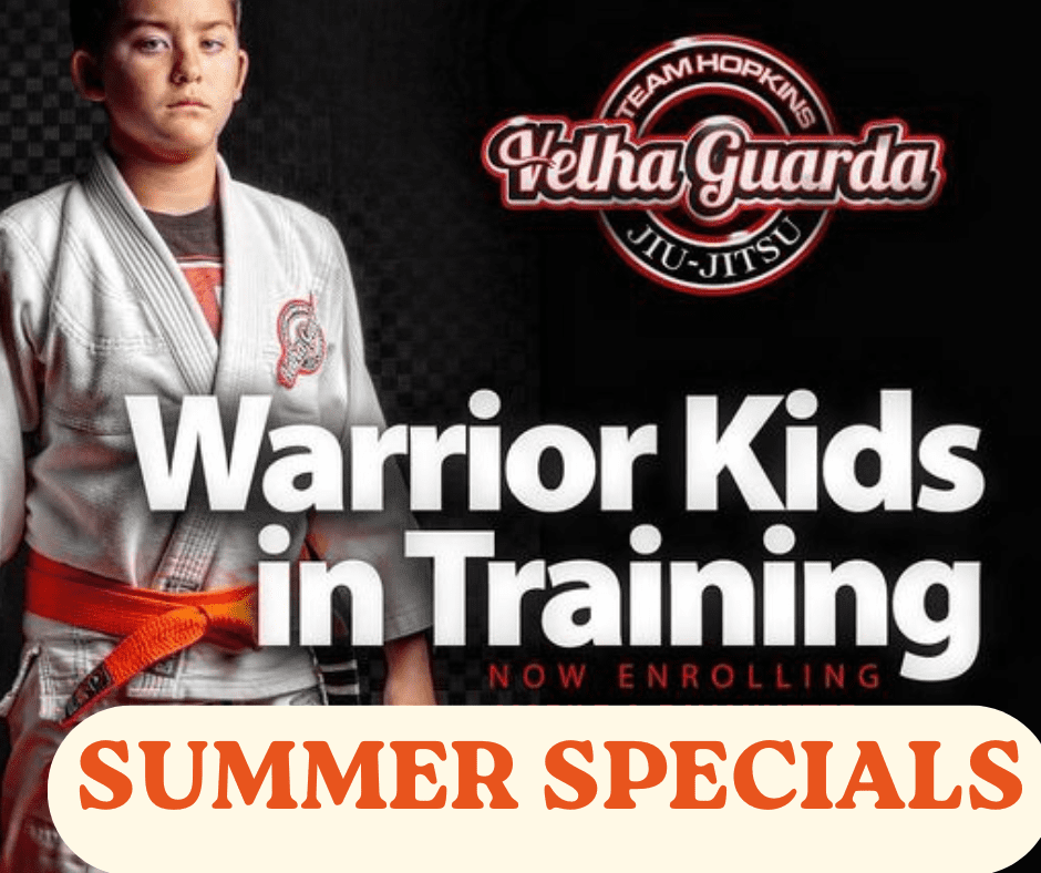 warrior kids in training - summer specials available
